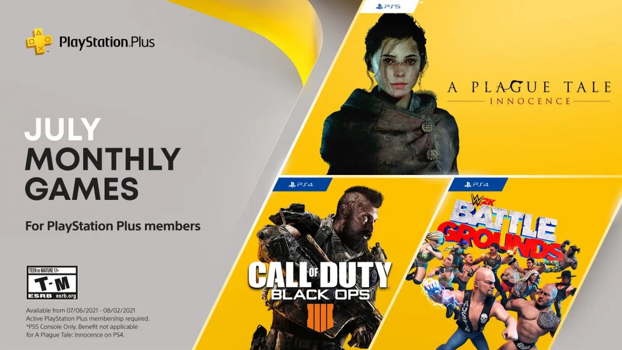 July's PlayStation Plus Games Have Been Revealed