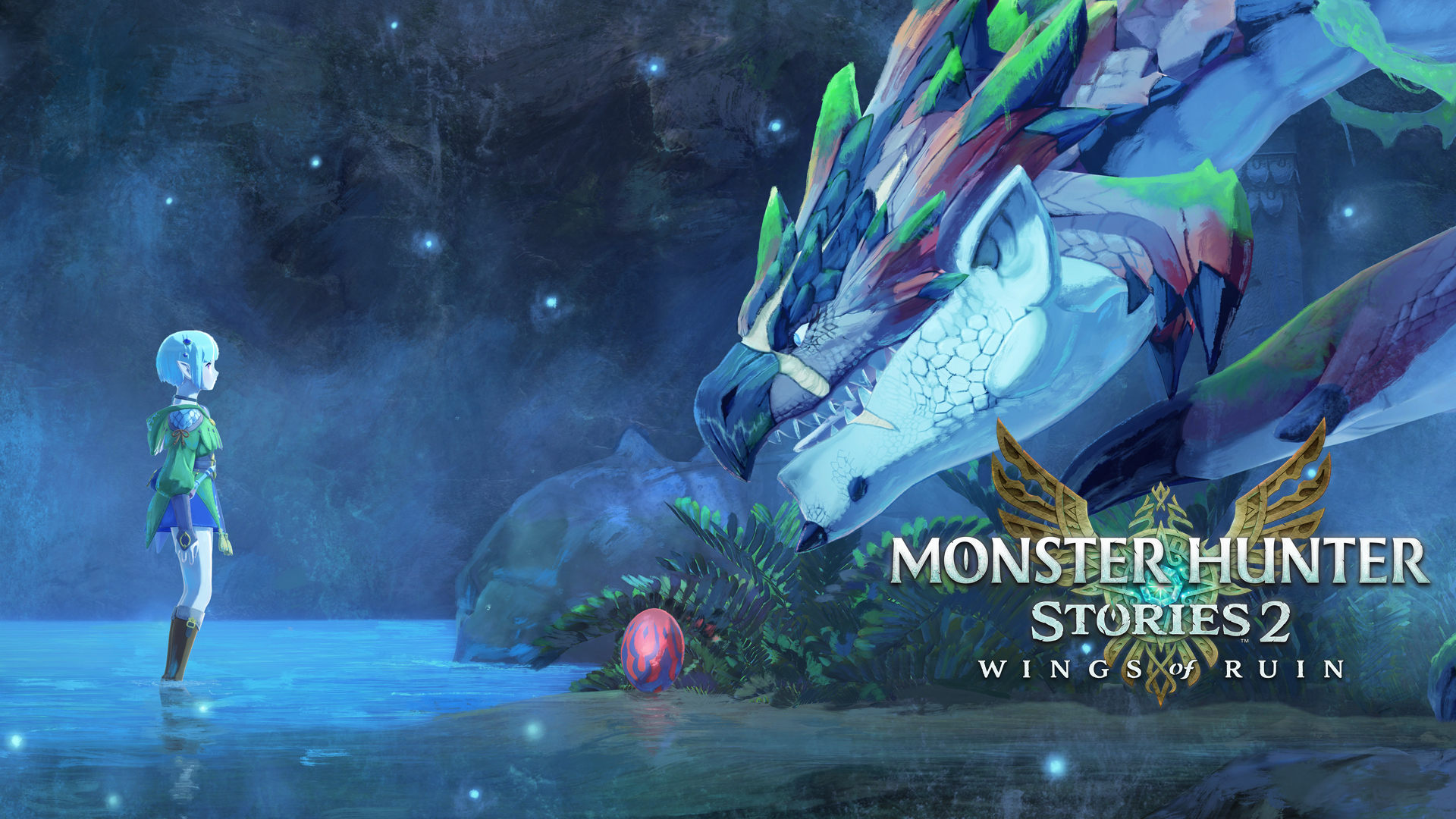 Anime Monster Hunter Stories: Ride On HD Wallpaper