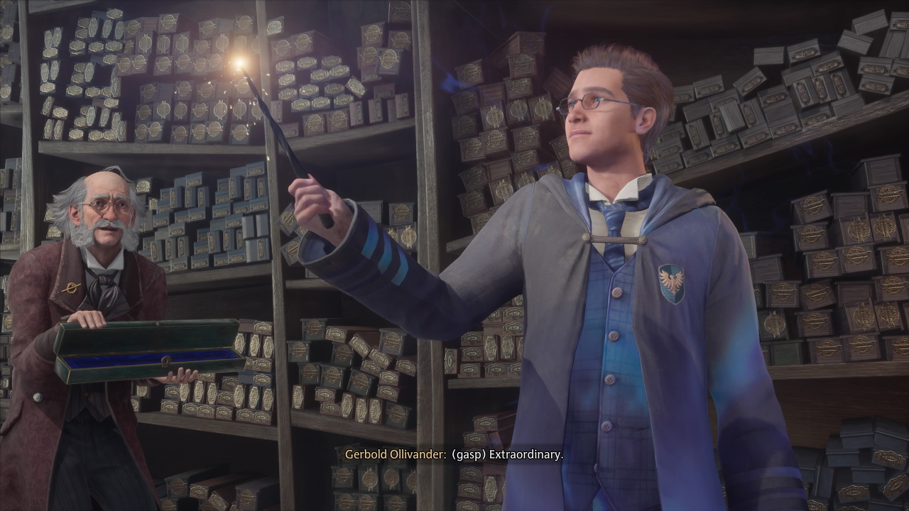 Hogwarts Legacy for last-gen consoles is surprisingly well