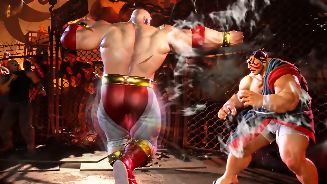 Worlds collide as Street Fighter 6 throwdown sees Zangief battle
